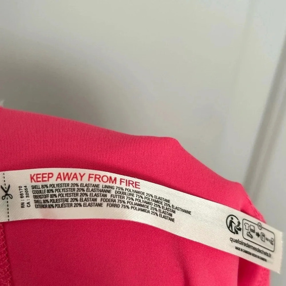 Free people movement Back it Up- Onesie Jumpsuit Dragonfruit size small NWOT - Picture 9 of 10